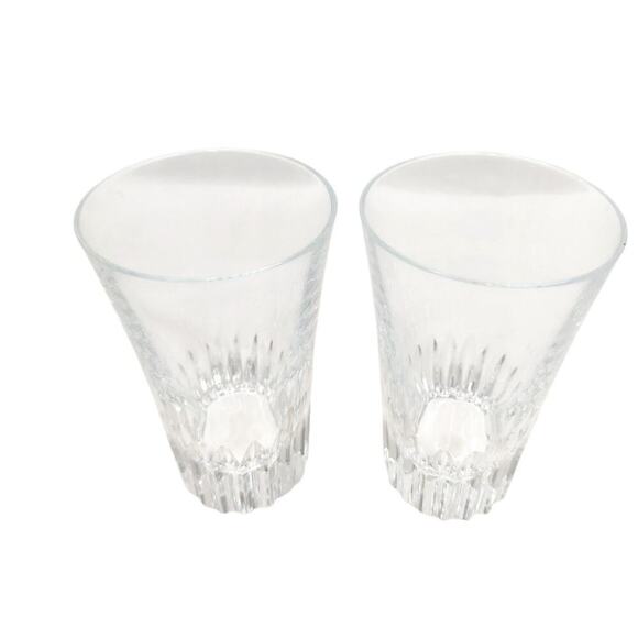 Baccarat Glass 2 set Clear  Crystal Glass NWT - Picture 4 of 15